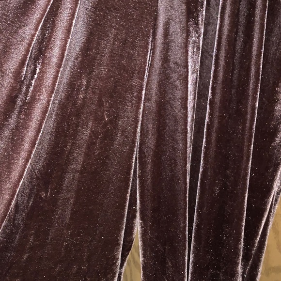 Easel crushed velvet brown romper size large - Picture 6 of 15
